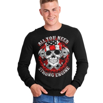 LONGSLEEVE CHOPPER M8 STRONG ENGINE